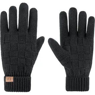 Normani Merino Handschuhe mit Design grau