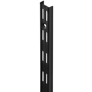 Dolle Wohnregale Wandschiene 2-läufig Ø 50 mm 50 cm Schwarz