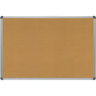 Rocada | Große Wandkork | Korktafeln mit Aluminiumrahmen | Korkplatte | Pinnwand für Büros | robuster und selbstregenerierender Kork für Reißnägel | 120 x 90 cm