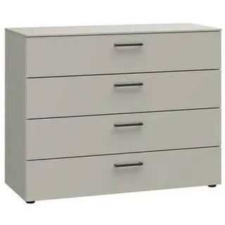 Xora Kommode Primolar Garda, Hellgrau, Kunststoff, 4 Schublade(n) Schubladen, 100x79x41 cm, Typenauswahl, Beimöbel erhältlich, stehend, in verschiedenen Größen erhältlich, Wohnzimmer, Kommoden & Sideboards, Kommoden