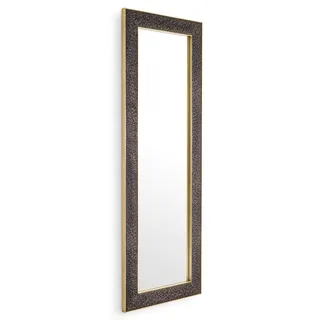Casa Padrino Luxus Wandspiegel Bronze / Antik Messing 80 x 3,5 x H. 220 cm - Rechteckiger Spiegel - Wohnzimmer Spiegel - Schlafzimmer Spiegel - Garderoben Spiegel - Luxus Möbel - Luxus Interior