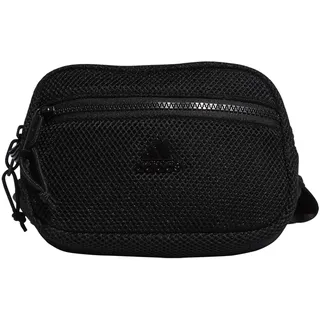 adidas Unisex-Erwachsene Airmesh Waist Pack/Travel Bag Gürteltasche, Schwarz - Einheitsgröße
