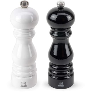 Peugeot Paris Duo Pfeffer- und Salzmühle schwarz/weiß, 18 cm