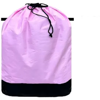 wssh wasserfeste umzugstasche mit kordelzug - große stoffbeutel für umzugskartons, lagerung und transport - wiederverwendbar und robust 100 * 120cm (Rosa)