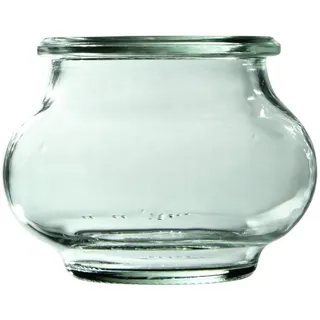 Weck Deco 220 ml 12-teiliges Glas zum Einmachen von Konfitüren, Säften, luftdichtes Aufbewahren von trockenen Zutaten