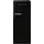 FAB28RBL5 Retro-Kühlschrank (270 l, 1530 mm hoch, Schwarz)