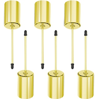 6 Stück Stabkerzenhalter Adventskranz Gold,Adventskranz Kerzenhalter Gold,Kerzenstecker für Stabkerzen,Kerzenhalter Adventskranz,Metall Kerzenständer,kerzenhalter mit Dorn (Gold)