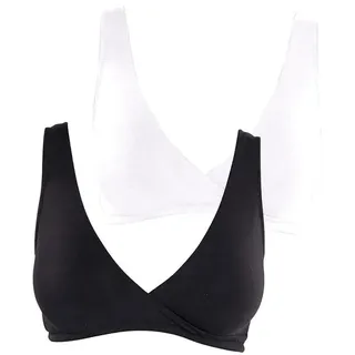 petite fleur by lascana PETITE FLEUR Still-BH Damen weiß+schwarz Gr.40