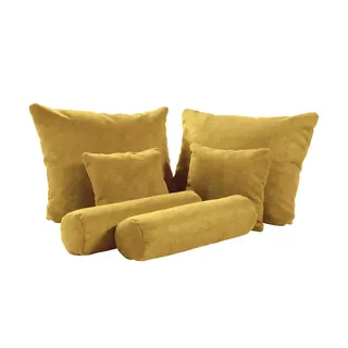 meinBett Deko-Kissenset 6-teilig ¦ gelb