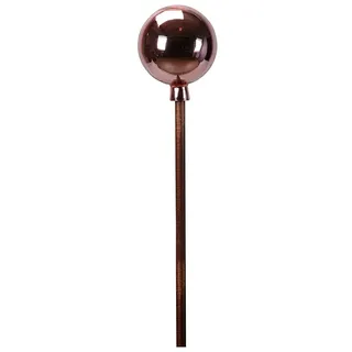 POSIWIO Gartenstecker ''Kugel'' in Rosa - (H)25 x Ø 20 cm