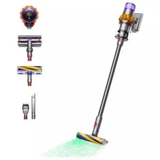 Dyson V15 DETECT ABSOLUTE Stabstaubsauger Nickel. Edelstahl