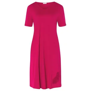 Hanro Nachthemd Michelle Nacht-hemd schlafmode sleepwear rot XL