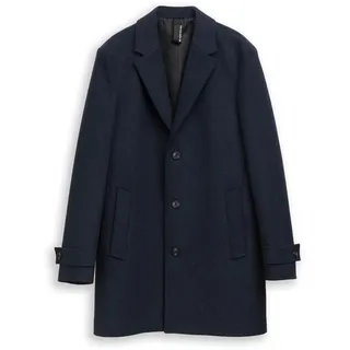 Tom Tailor Wollmantel blau S