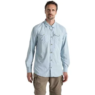 Craghoppers Langarmhemd Blau 4XL