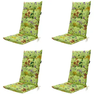 Madison Gartenstuhlkissen, Grün, Textil, 50x7x123 cm, Oeko-Tex®, Outdoor-Kissen, Gartenstuhlauflagen