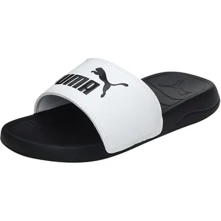 Puma Popcat 20 Jr, Unisex-Kinder Dusch- & Badeschuhe, Weiß (Puma White-Puma Black 02), 38 EU