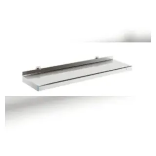 METRO Professional Wandregal GWMS3140, Edelstahl, 140 x 30 x 8 cm, silber