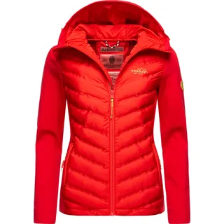 Navahoo Outdoorjacke "Nimm Mich Mit", Damen, Gr. XS (34), rot, Obermaterial: 100% Polyester. Obermaterial Ärmel: 68% Viskose, 27% Polyamid, 5% Elasthan. Futter: 100% Polyester.