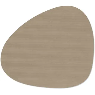 Lind DNA LINDDNA Tischset Curduroy L Curve Leder Clay Brown