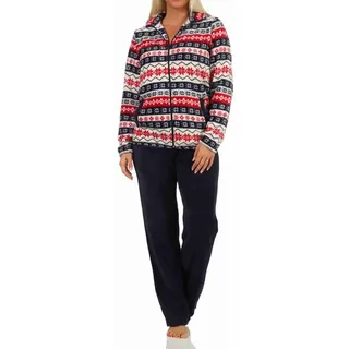 normann-wäschefabrik Hausanzug Coralfleece Rot 36/38