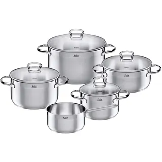 Silit Toskana Topf-Set 5-tlg. 3 x Fleischtopf + Bratentopf + Stielkasserolle