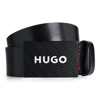 HUGO Ledergürtel schwarz W85
