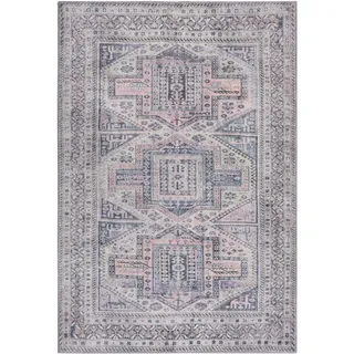 KADIMA DESIGN Orientteppich 190 x 290 cm Grau/Rosa