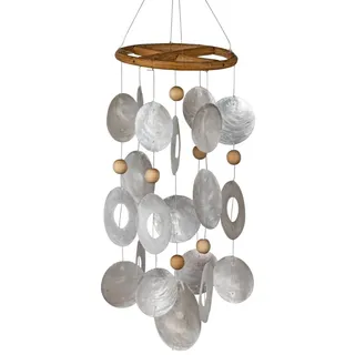 Formano Capiz Muschel-Windspiel ca. 34 cm Perlmuttschimmer 681782