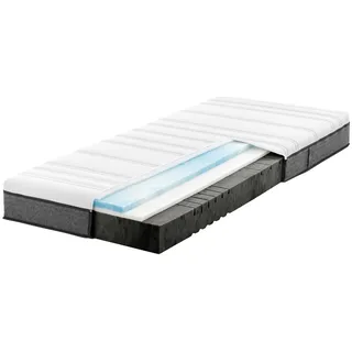 Gelschaummatratze Gelmatratze Thermo-DUO® mit RAVOTEX Funktions..., RAVENSBERGER Matratzen, 18 cm hoch, Ergonomisch, drei Schichten, 7 Zonen, Made in Germany weiß 140 cm x 200 cm x 18 cm