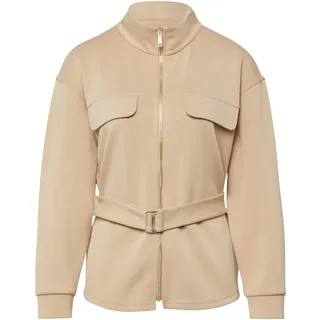 COMMA Sweatjacke beige M