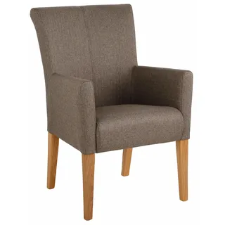 Home Affaire Armlehnstuhl Polyester braun
