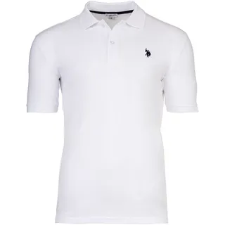 U.S. Polo Assn. Poloshirt Herren Bequem sitzend WEISS|WEISS 2XL