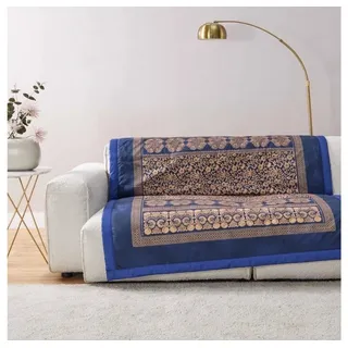 BASSETTI Torcello Plaid 135 x 190 cm Dunkelblau