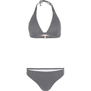 O'Neill Marga - Cruz Halter Bikini Set black simple stripe (39041) 36C