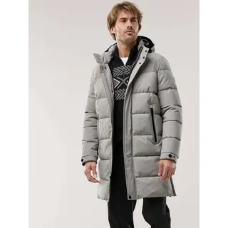Walbusch Steppmantel Herren Thermo Steppmantel mit Kapuze, wasserabweisend, Kurzgröße beige 29