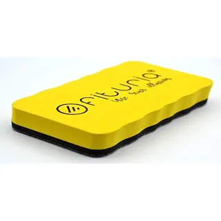 OFITURIA Magnetischer Radierer für Whiteboards, gelber Radierer, Vileda Whiteboard und andere Marken von magnetischen Whiteboards und löschbaren Markierungen (Gelb)