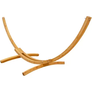 AMANKA XL Hängematten Gestell 325cm Outdoor Holzgestell 2 Personen Garten Ständer Holz