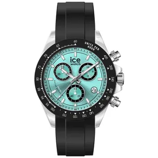 ice-watch Quarzuhr 025633, für Herren Chronograph Bewatch Klar Schwarz Türkis