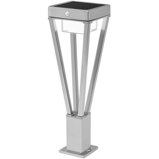 Ledvance LED-AUßENLEUCHTE, Nickel, 15x50x15 cm, Bewegungsmelder, Lampen & Leuchten, Aussenbeleuchtung, Aussenleuchten