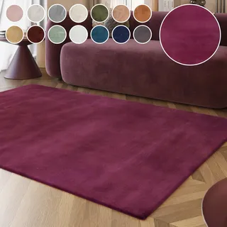 Esprit Hochflor-Teppich ESPRIT "Alice ESP-4377, Kunstfell", lila (violett), B:40cm H:25mm L:60cm, Kunstfaser, Teppiche, Kaninchenfell-Haptik, besonders weich und dicht, für alle Räume