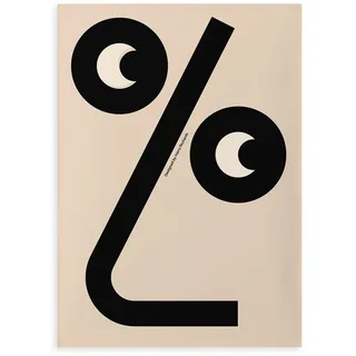 Paper Collective - % Poster, 70 x 100 cm