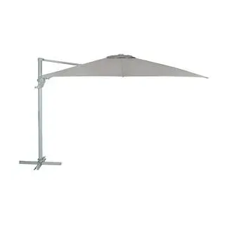 Dehner Ampelschirm Zypern, quadratisch, ca. B300/T300 cm, Taupe