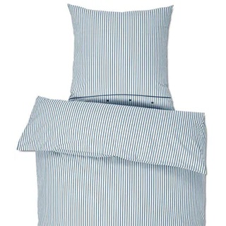 Perkal-Bettwäsche - weiß - 100% Baumwolle- Maße: 155 x 220 cm