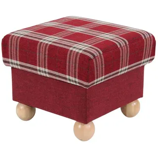 Max Winzer Hocker Monarch 54 x 48 cm Rot