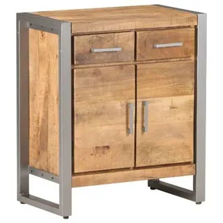 vidaXL Sideboard 60 x 72 x 35 cm Raues Mangoholz / Braun