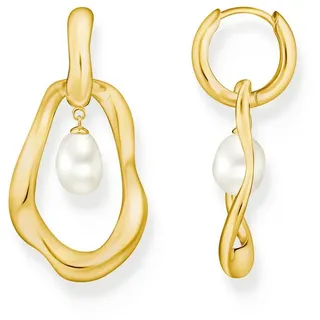 Thomas Sabo Creolen Bold Elegance gold, weiß 430-14 onesize