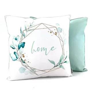heimtexland Outdoorkissen Lotus Effekt 45 x 45 cm Türkis