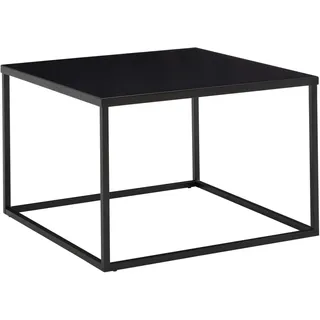FineBuy Couchtisch Schwarz Metall 60 x 60 x 40 cm
