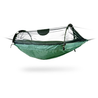 DD Frontline XL olivgrün - extra große Outdoor Hängematte mit Moskitonetz
