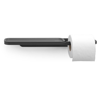 Brabantia Mindset Toilettenpapierhalter mit Ablage Anthrazit
